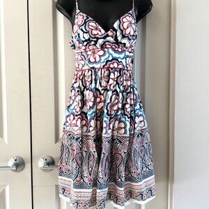 Chic Vintage-Inspired “Fire Los Angeles” Dress – Timeless Style  sz S
